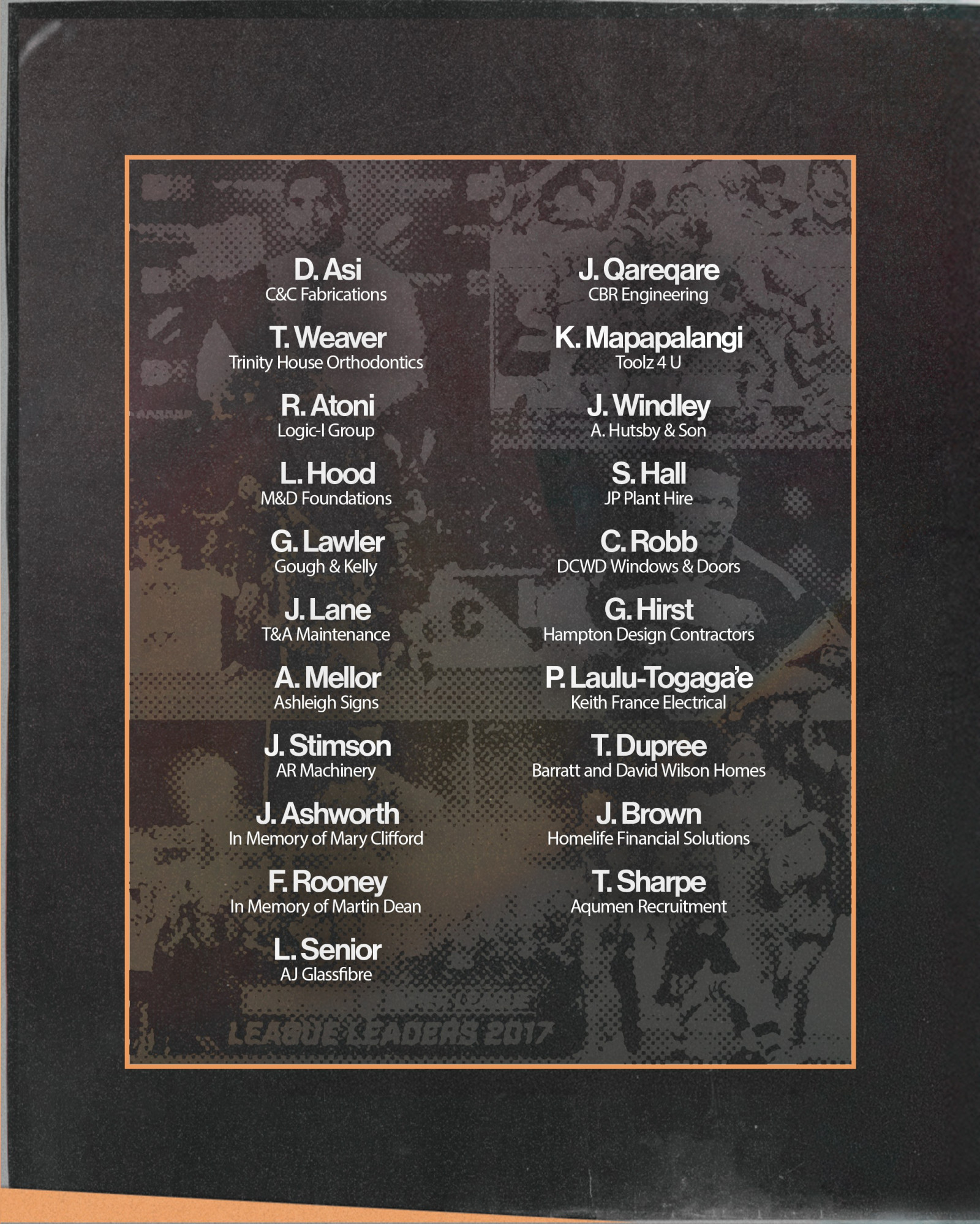 TeamList warrington h 2